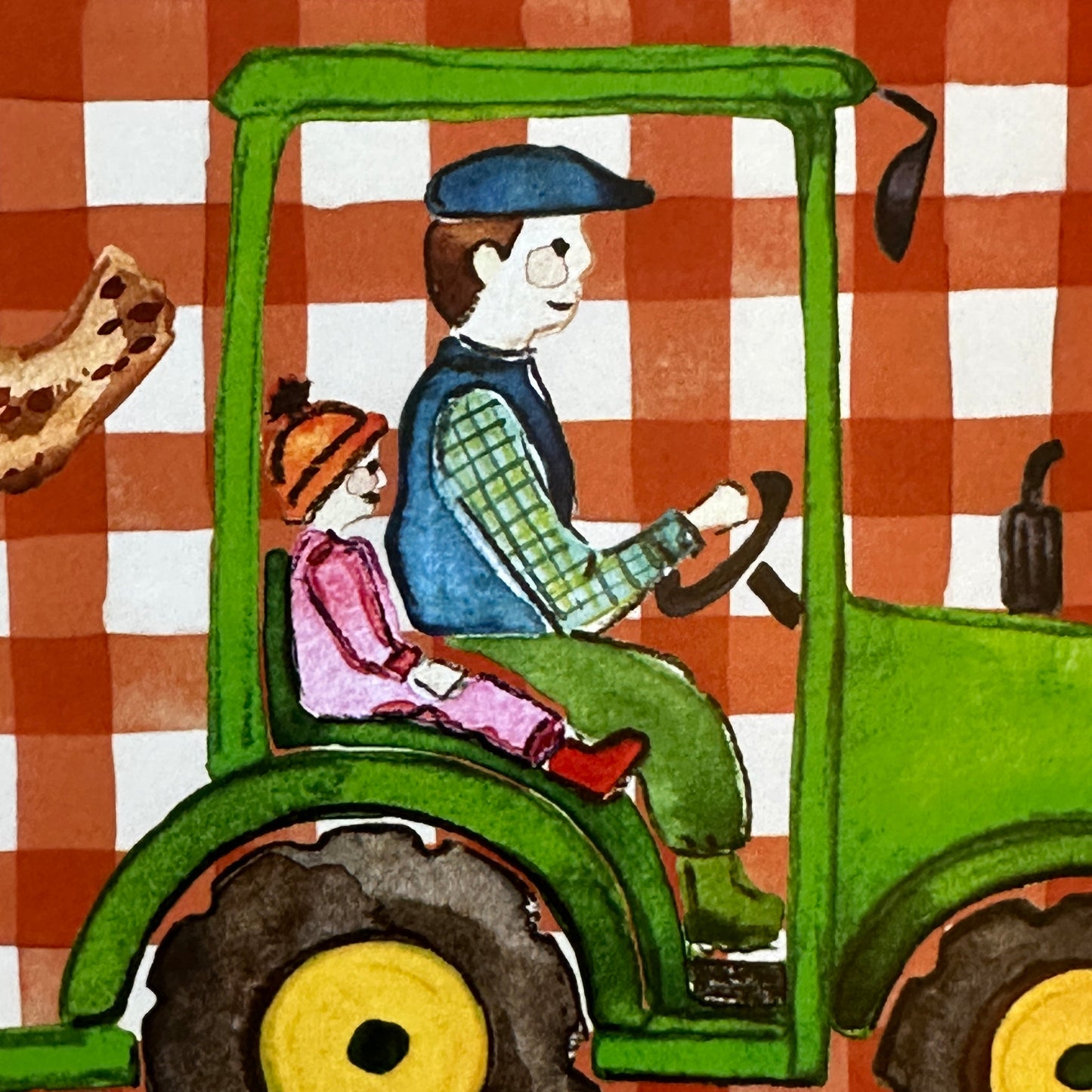 Daddy's Little Helper | Green Tractor | A4