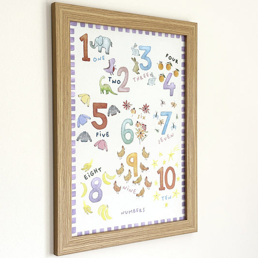 Numbers Print | A3