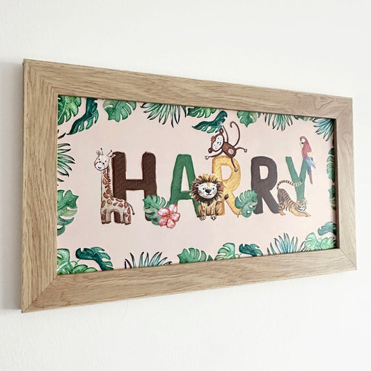 Custom Name Print | Safari