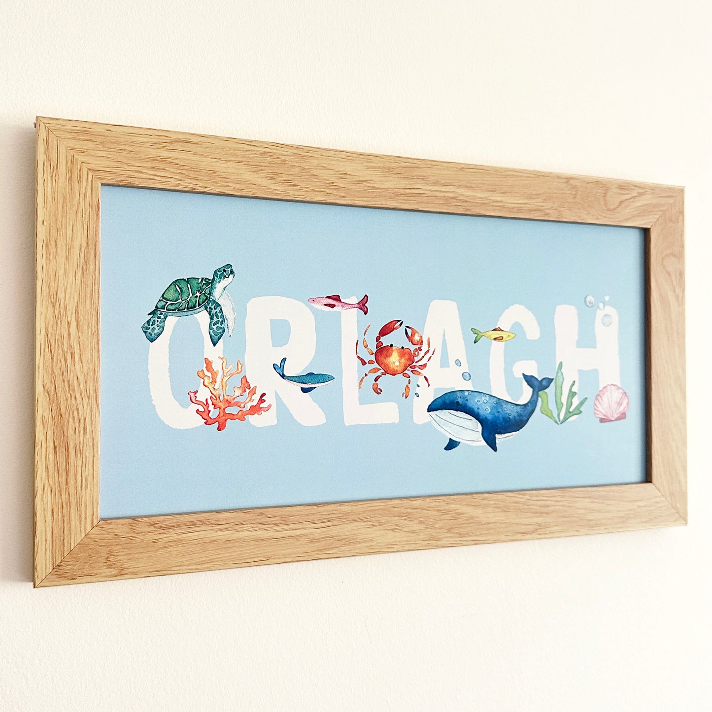 Custom Name Print | Under the Sea