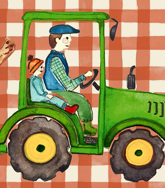 Daddy's Little Helper | Green Tractor | A4