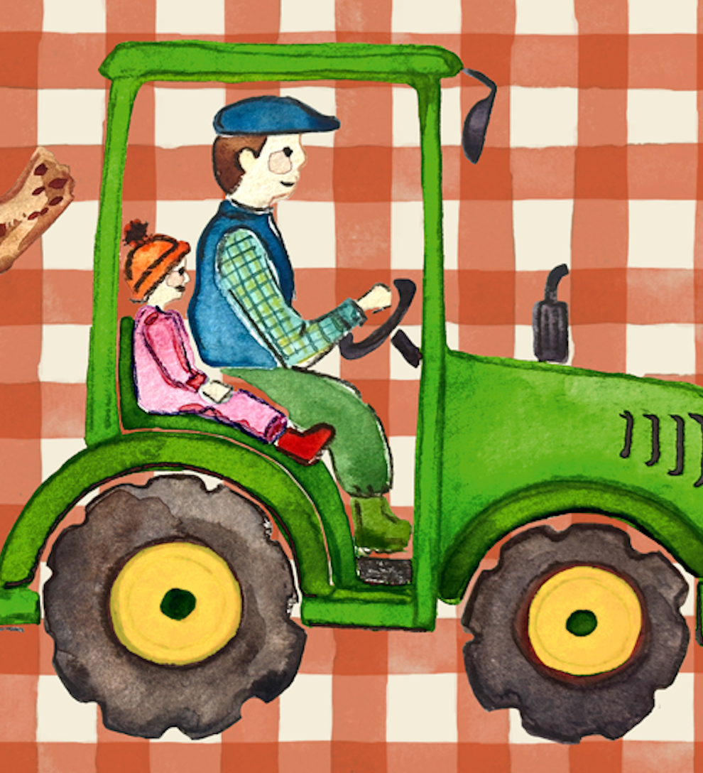 Daddy's Little Helper | Green Tractor | A4