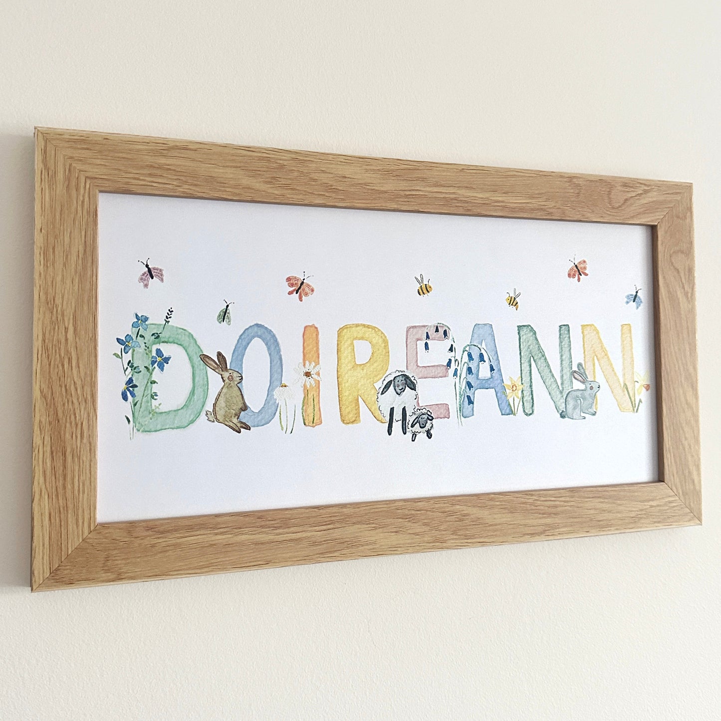 Custom Name Print | Irish Countryside