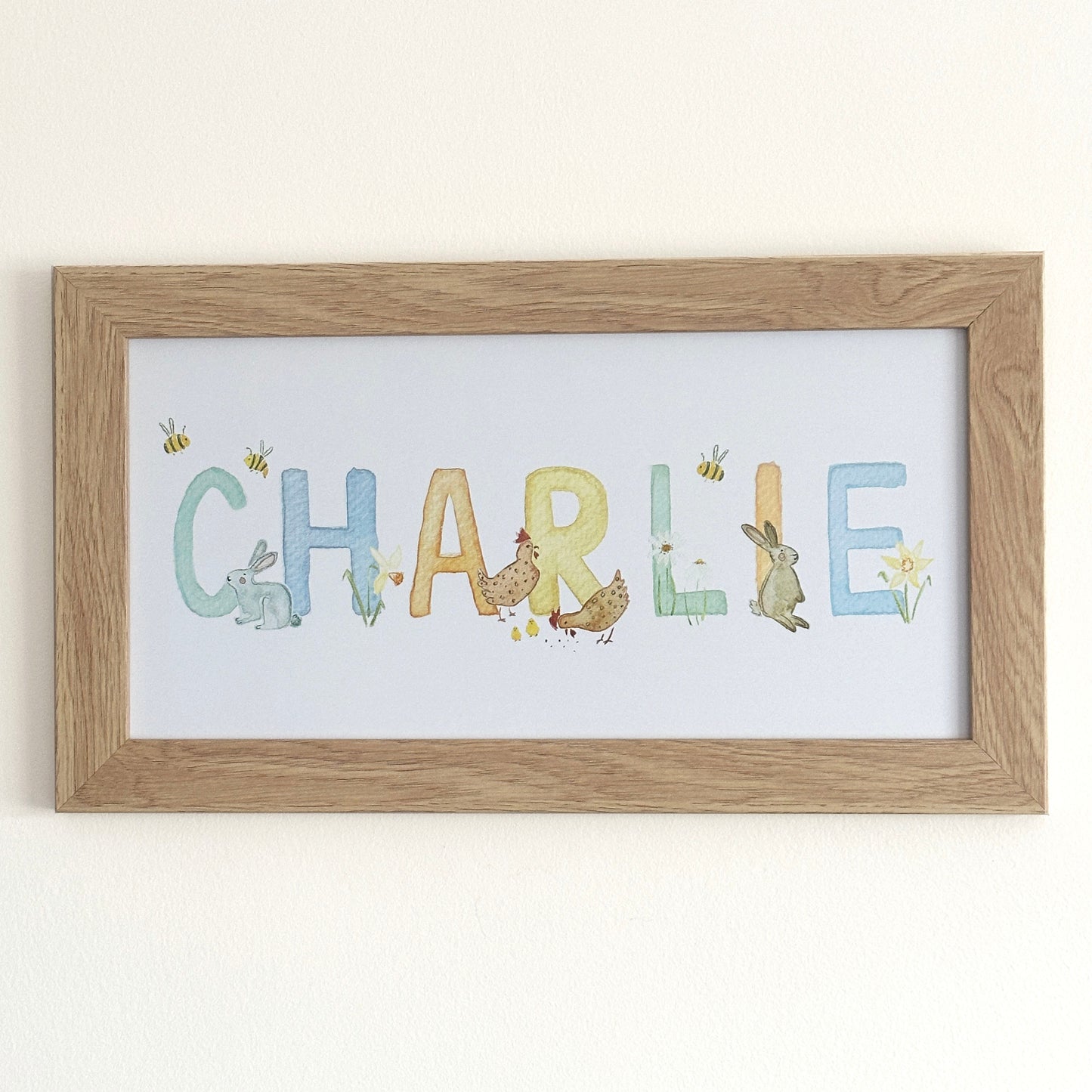 Custom Name Print | Irish Countryside