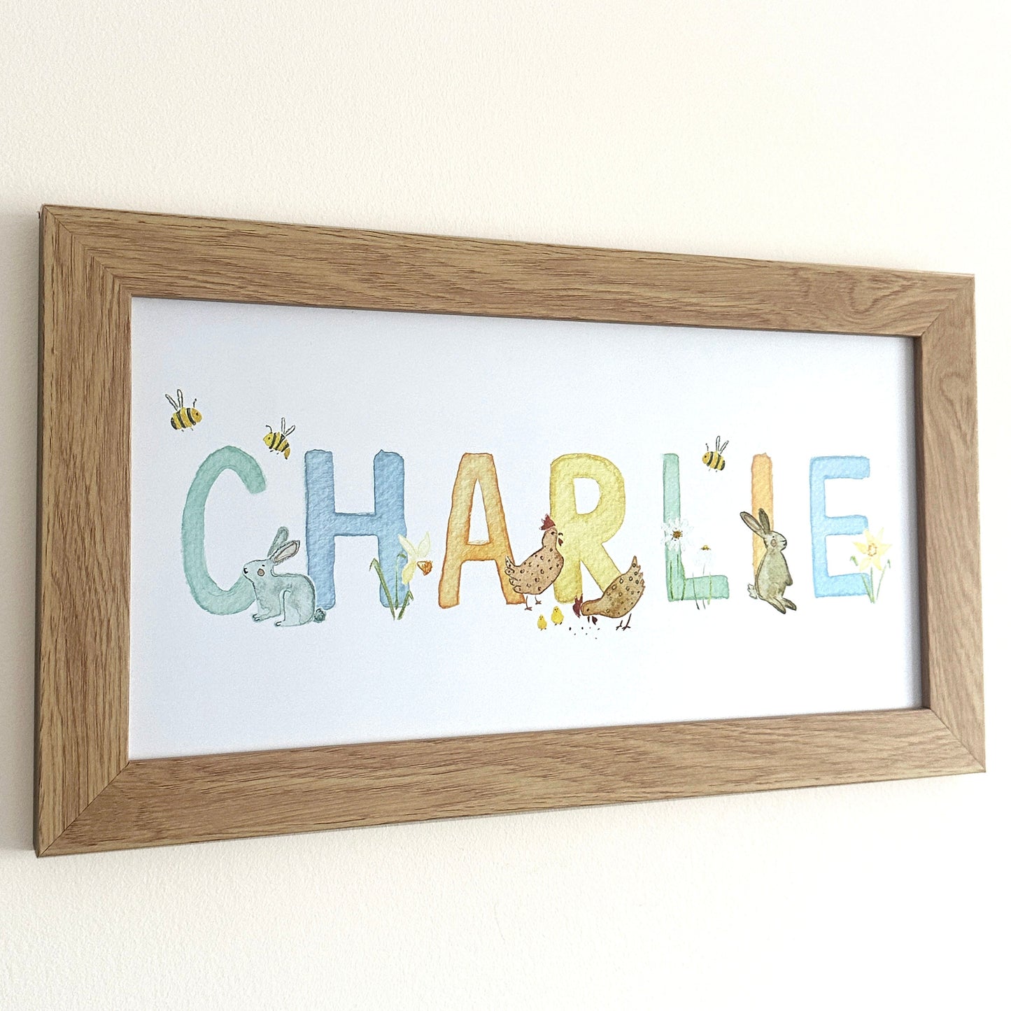Custom Name Print | Irish Countryside