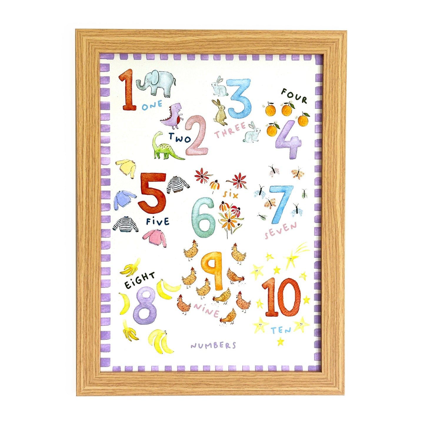 Numbers Print | A3