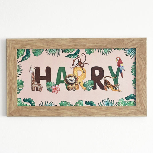 Custom Name Print | Safari