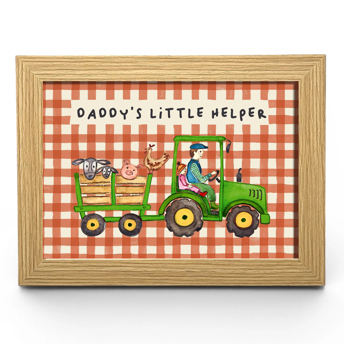 Daddy's Little Helper | Green Tractor | A4