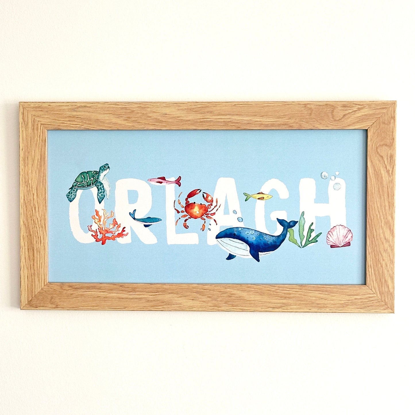 Custom Name Print | Under the Sea